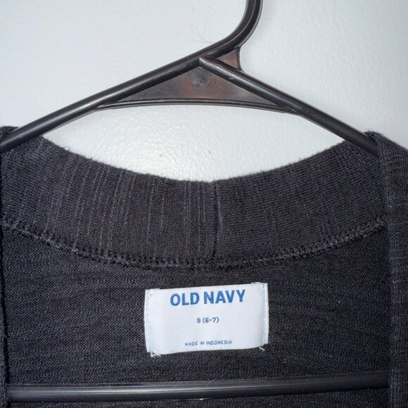 Old Navy Black Open-Front Cardigan S - Picture 3 of 6